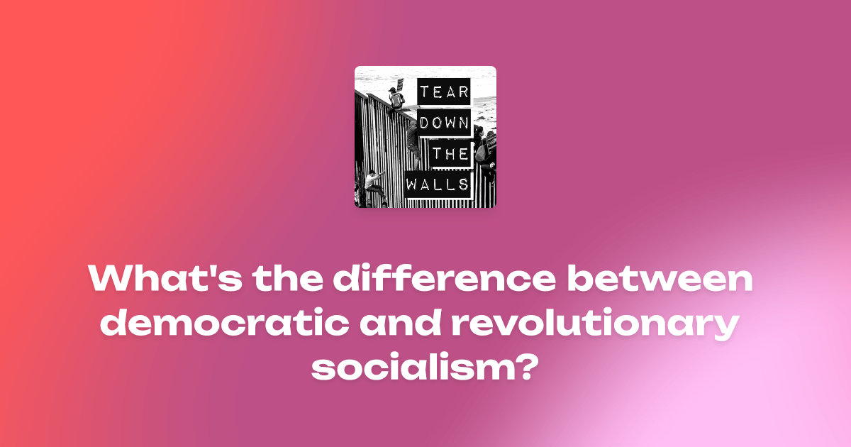 What's the difference between democratic and revolutionary socialism ...